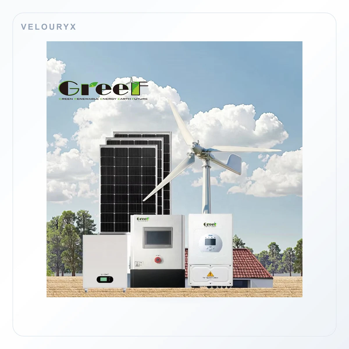 10kW Compact Hydro 控制器 With PWM Regulation Dump Load and Solar Hybrid Compatibility
